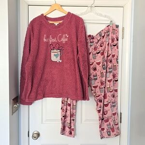 "But First, Coffee" Pajama Set